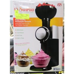NEW BIG BOSS SWIRLIO FR0ZEN DESSERT MAKER -