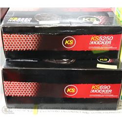 SET OF 2 KICKER LIVIN' LOUD TRUCK/CAR SPEAKERS
