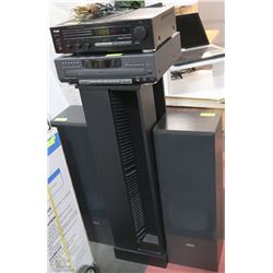 TEAC HOME AMP WITH PHILLIPS 5 DISC CD CHANGER