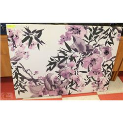 FLORAL CANVAS PRINT 48"X36"