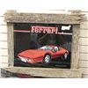Image 1 : FRAMED GLASS PICTURE OF A 1957 FERRARI BARN STYLE