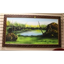 ORIGINAL OIL ON CANVAS PAINTINGS BY D.JONES 1976