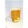 Image 1 : FOAMING BEER MUG BAR TABLE LAMP