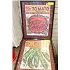 Image 1 : PAIR OF PEAS/TOMATOS JOHN PERKINS SEEDS PICTURES