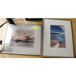SET OF 2 FRAMED RAE KEHOE PRINTS