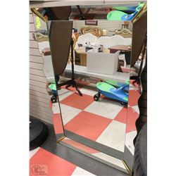 LARGE BEVELLED MIRROR 54"X34"