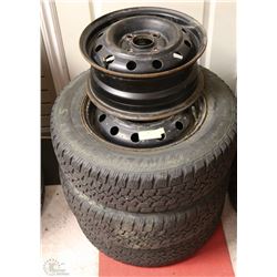 SET OF 3 WINTER TIRES & 4 RIMS - ARCTIC