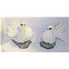 Image 1 : PAIR OF ROSENTHAL GERMAN BIRD ORNAMENTS