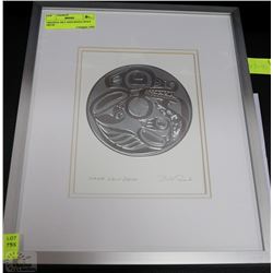 ORIGINAL BILL REID HAIDA WOLF DRUM