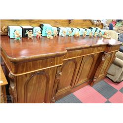 LARGE ESTATE WOOD CARVED SIDEBOARD