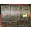 Image 1 : METAL DECORATIVE "TREASURE CHEST" WITH HANDLES