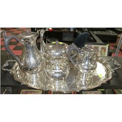 BIRKS 5 PC STERLING SILVER TEA SERVICE SET WITH