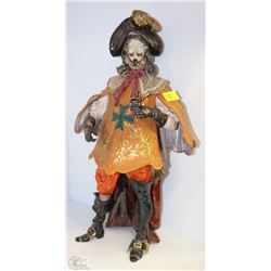 1960'S METAL HANDPAINTED ITALIAN FIGURE