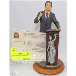 THE ARGUMENT FIGURINE WITH COA