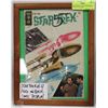 Image 1 : STAR TREK#4 COMIC BOOK DISPLAY W/PHOTO ON BACK