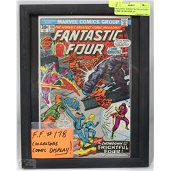 FANTASTIC FOUR #178 COLLECTORS COMIC BOOK DISPLAY