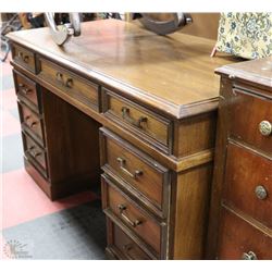 24" X 52" X 30"HIGH WOOD OFFICE DESK