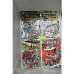 COLLECTION OF 4 MARVEL THE THING COMICS