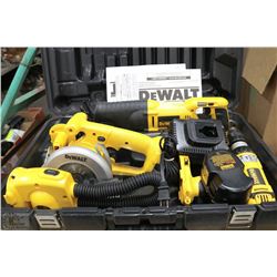 DEWALT 14.4 VOLT 4 PC ELECTRIC TOOL KIT