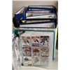 Image 1 : LOT OF 9 BINDERS FILLED WITH HOCKEY CARDS