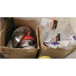 2 BOXES OF ESTATE MISC