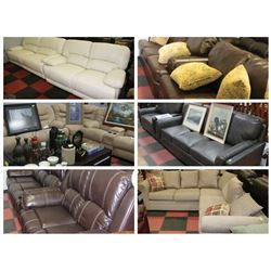 FEATURE STARTING AT 1PM NEW SOFA AND SECTIONAL