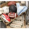 Image 1 : LOT OF VARIOUS SPORTS BALLS & SKATES