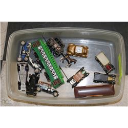 LOT OF 11 MODELS OF VINTAGE CARS