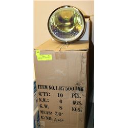 1 CASE (10EA) SEAL BEAM LITES LESS BULBS