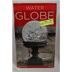 BRAND NEW  WATER GLOBE WITH PEDESTAL