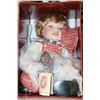Image 1 : "PETER" PORCELAIN COLLECTOR DOLL IN BOX WITH COA