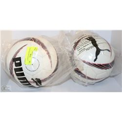 2 NEW PUMA SOCCER BALLS