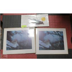 LOT OF 4 SIGNED PRINTS INCL. FIRST AND LAST #'D