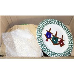 BOX OF ASST. CERAMIC PLATES