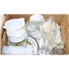 Image 1 : ESTATE BOX OF VINTAGE MUGS AND MILK GLASS