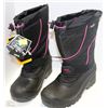 Image 1 : GIRLS WINTER BOOTS THINSULATE SIZE 8