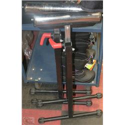 2 ADJUSTABLE ROLLER SUPPORT STANDS