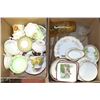 Image 1 : 2 BOXES OF BONE CHINA CUPS AND SAUCERS WITH