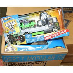 CASE OF 6 HOT WHEELS MONSTER JAM TRUCKS