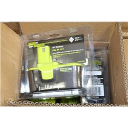 CASE OF FOUR 18 VOLT POWER IT DRILL BATTERIES