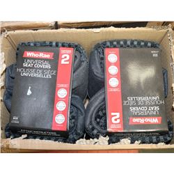 CASE WITH TWO 2PKS OF LAWSON GREY UNIVERSAL SEAT