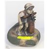 Image 1 : VINTAGE 1992 YOUNG GIRL GOLFER SCULPTURE