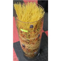 LARGE VASE WITH PASTA DECOR