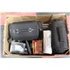 Image 1 : LARGE BOX W/CAMERAS, SONY HANDYCAM,