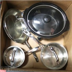 BOX W/HAMILTON BEACH SLOW COOKER &