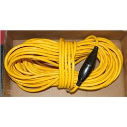 BOX W/ NEW WOODS YELLOW 100 FT.