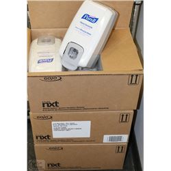 3 CASES OF HAND SANITIZER DISPENSER