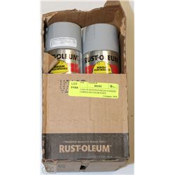 CASE OF RUSTOLEUM,GALVANIZED COMPOUND COLOR PAINT