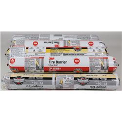 CASE OF TEN 3M FIRE BARRIER SEALANT CAULKING