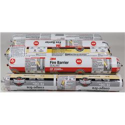 CASE OF TEN 3M FIRE BARRIER SEALANT CAULKING